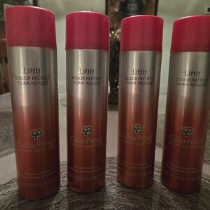 QTY 4 ColorProof LiftIt Color Protect Foam Mousse Set